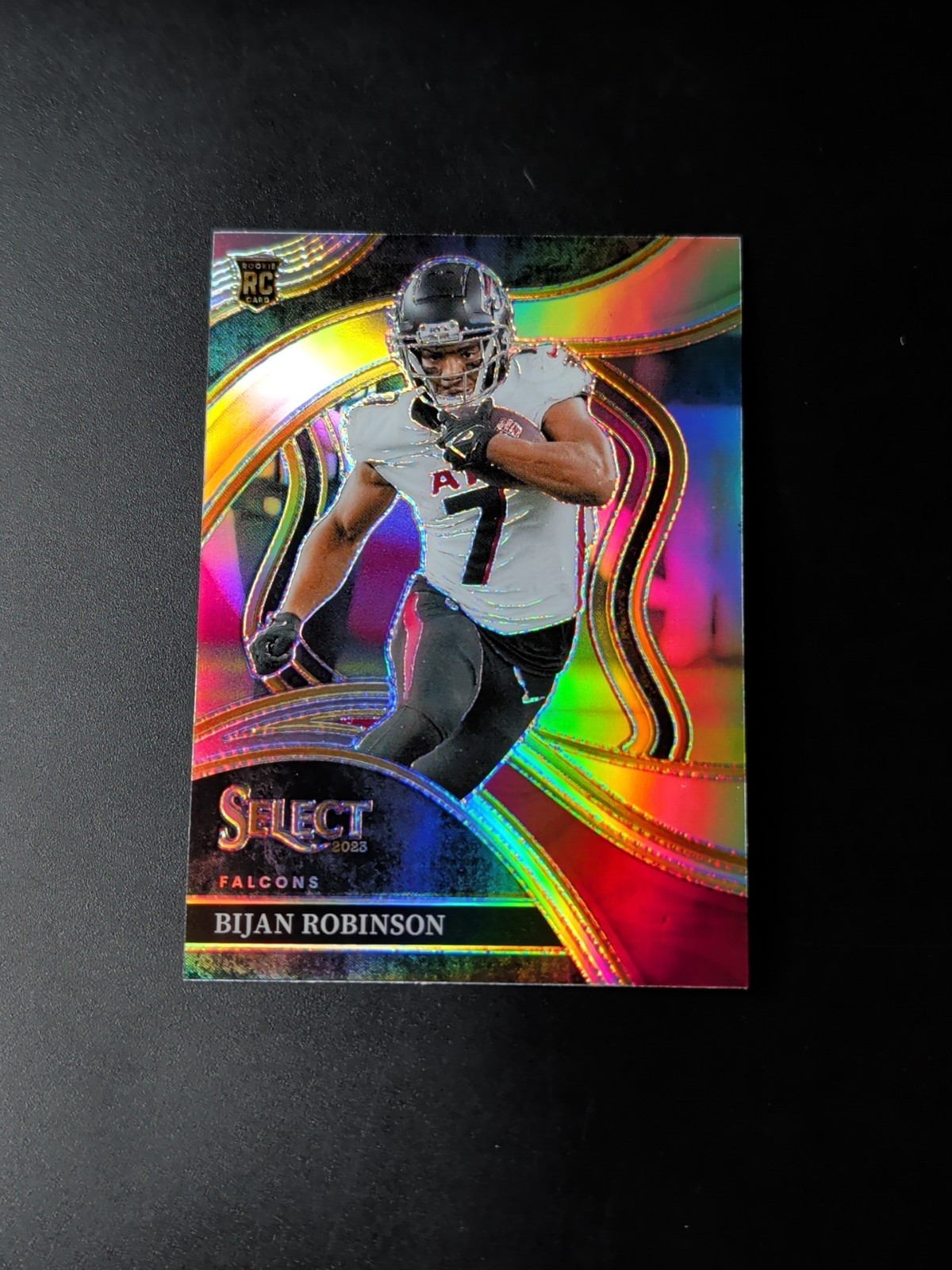 2023 Select Bijan Robinson RC Silver Prizm Club Level #296