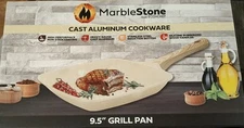 Eco-Chef Marblestone Cast Aluminum 9.5 " Grill  Pan