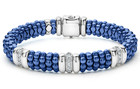 New Lagos Blue Caviar Ultramarine 3-Station Ceramic Diamond Rope Bracelet M (7)