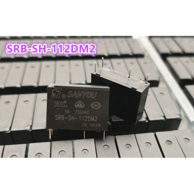 MARKENLOS 10Pcs SANYOU SRB-SH-112DM2 12VDC Power relay 5A 250V 4Pin #D4