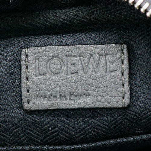 LOEWE Military Crossbody XS Soft Grained Calfskin B553P59X01 Dark Gray - Picture 10 of 10