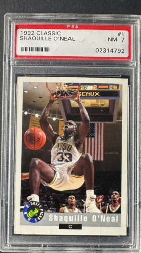 1992 Classic #1 Shaquille O'Neal Graded PSA 7 NEAR MINT - Picture 1 of 2
