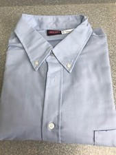 Red Kap Men's Sz XL Button Front Sky Blue Work Shirt