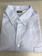  Red Kap Men's Sz XL Button Front Sky Blue Work Shirt 