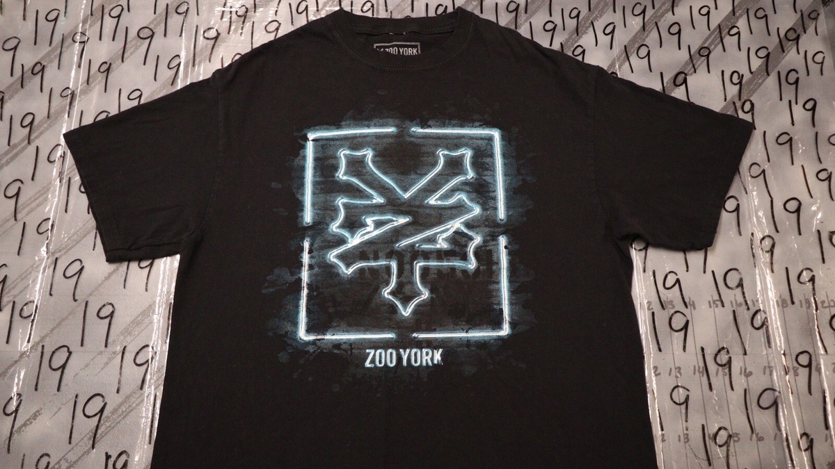 Large Zoo York Neon Sign T Shirt | eBay