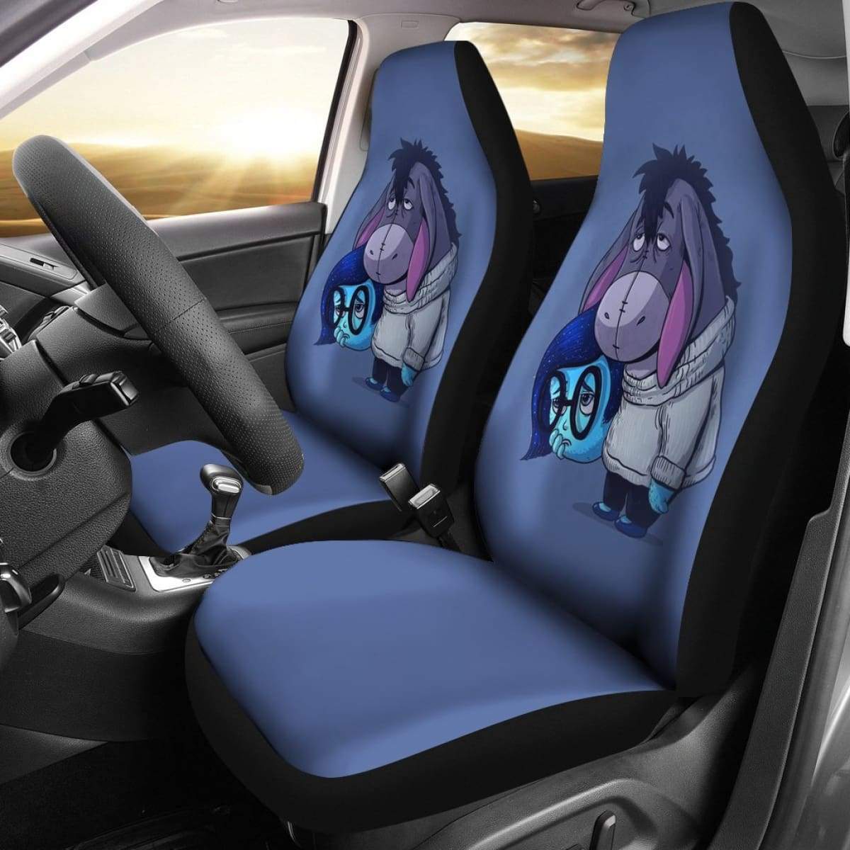 Eeyore Donkey Sadness Winnie The Pooh Disney Car Sun Shade