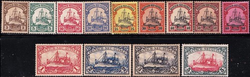 DEUTSCHLAND NEUGUINEA - KOLONIEN - SC 7 - 19 KOMPLETTER POSTFRISCHER SATZ - ANSEHEN!
