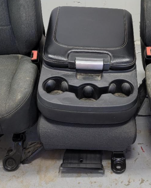 20192023 DODGE RAM TRUCKS FRONT CENTER CONSOLE JUMPSEAT; BLACK; REAR