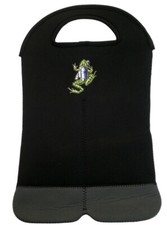 Amphibious Outfitters Neoprene 2 Bottle Wine Tote Scuba Diving Frog Logo WT0001B