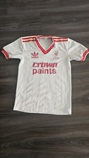 Liverpool away shirt. 1986 1987 1988. Adidas original. Crown paints Large Boys.
