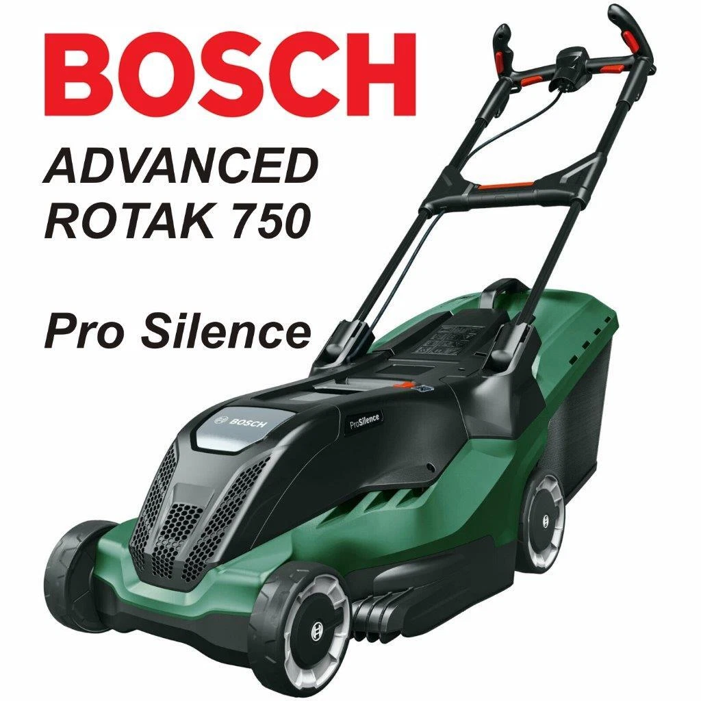Bosch AdvancedRotak 750 Pro Silence Quiet Lawnmower Corded 1700w