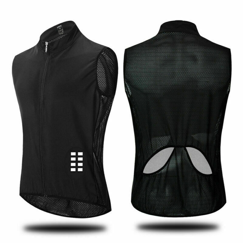 Gilet Da Ciclismo Uomo Wosawe: Leggero, Antivento E Sicuro Con Riflettenti – Perfetto Per MTB E Bici Da Strada
