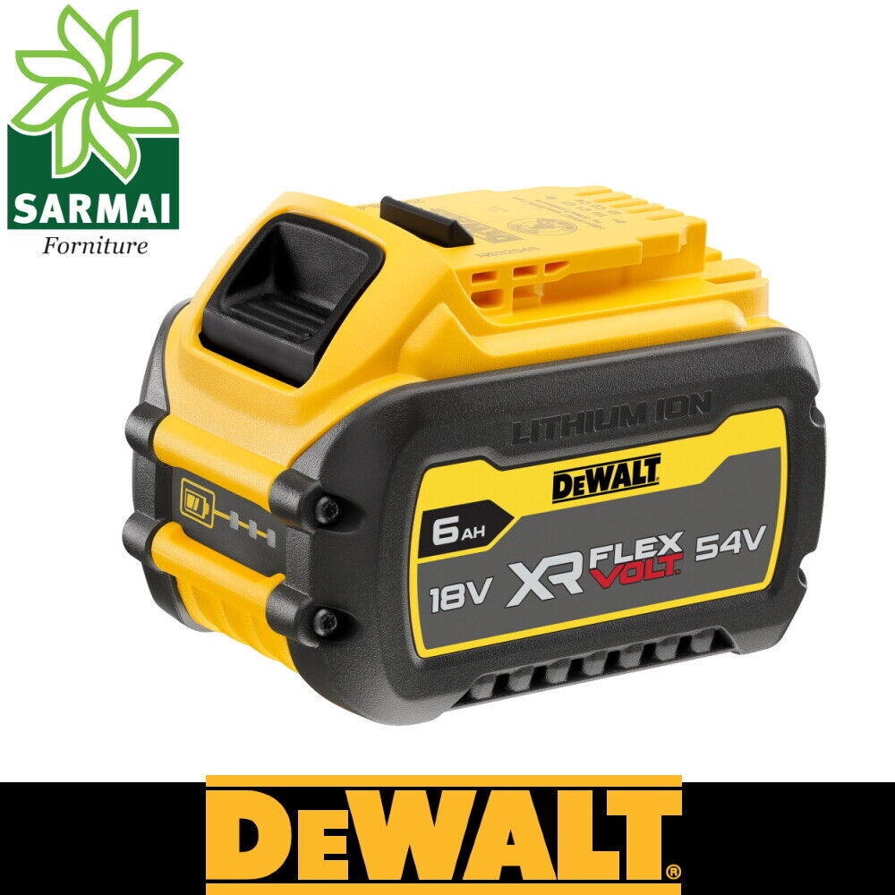 DEWALT DCB546 BATTERIA XR FLEXVOLT LITIO 18V/54V 6.0AH utilizzabile su 18V