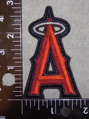 ANAHEIM ANGELS BASEBALL IRON ON PATCH