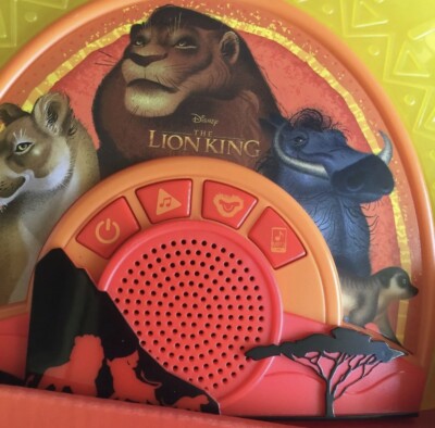 Disney The Lion King Sing-Along Boombox Toy Portable Karaoke System