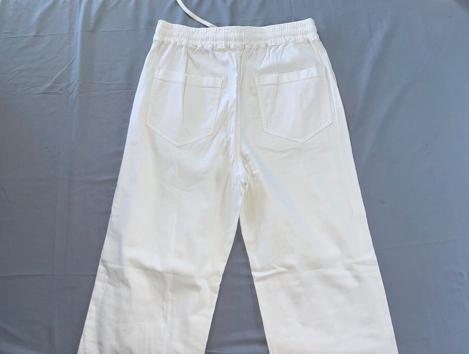 Faherty Pull On Essential Drawstring Pants in Whi… - image 8