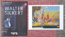 Walter Sickert Ausstellung Besucher Flugblatt & Postkarte -Tate Britain London 2022