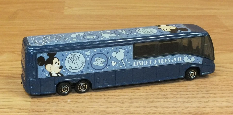 HTF 2018 Disney Parks Collectible Matchbox Motor Coach Die Cast Bus - Image 2 of 4