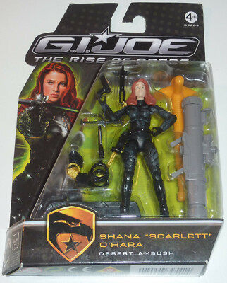 G.I.JOE 2009 RISE OF COBRA SCARLETT DESERT AMBUSH MOC NEU & OVP GI JOE