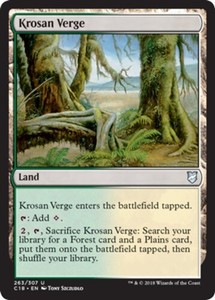 Krosan Verge x4 - Commander 2018 - NM-Mint, English - Commander 2018