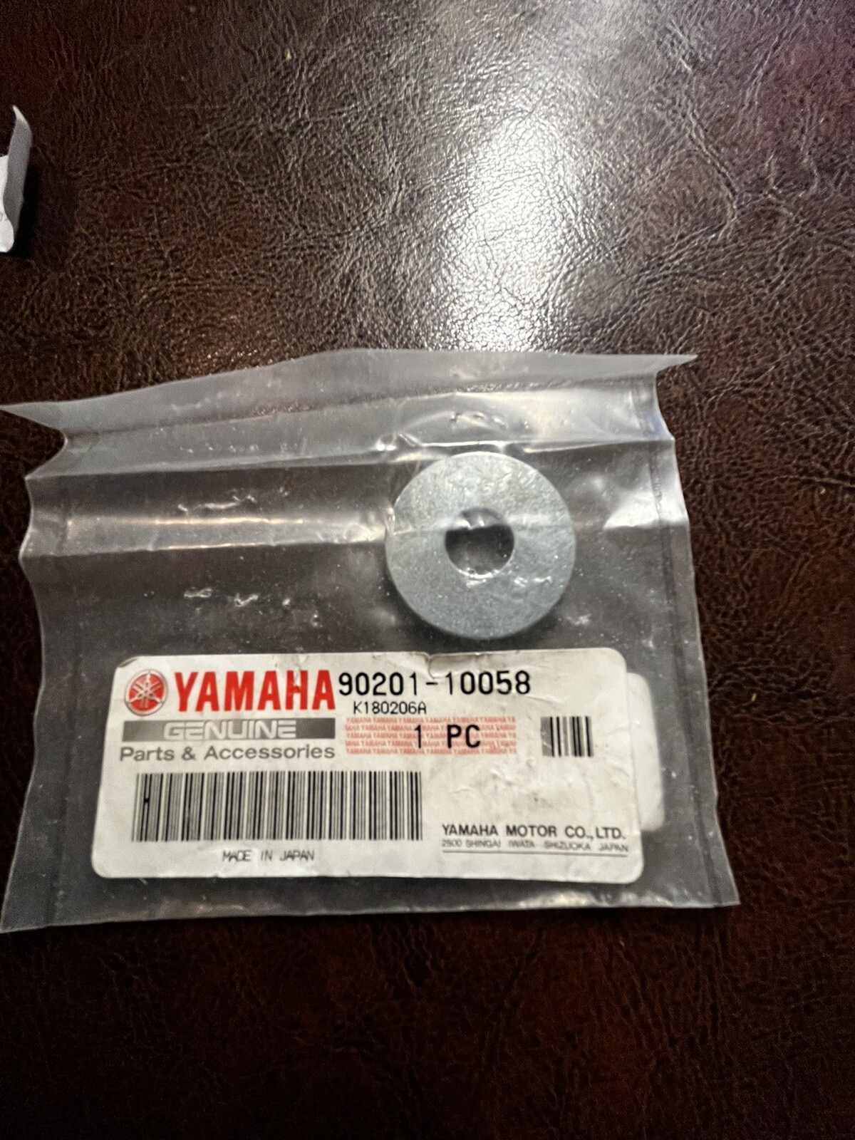 YAMAHA #90201-10058-00 - WASHER  PLATE  NEW OEM