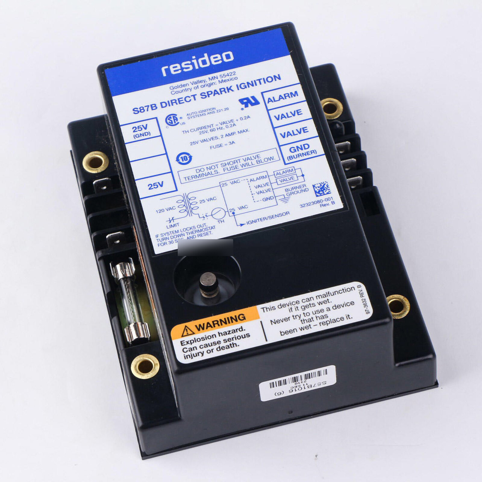 1X NEW Honeywell Resideo S87B1016 Direct Spark Ignition Control FAST SHIP#PM#