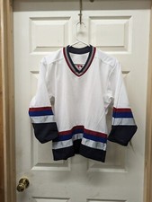 CCM Uncreasted Youth Small White