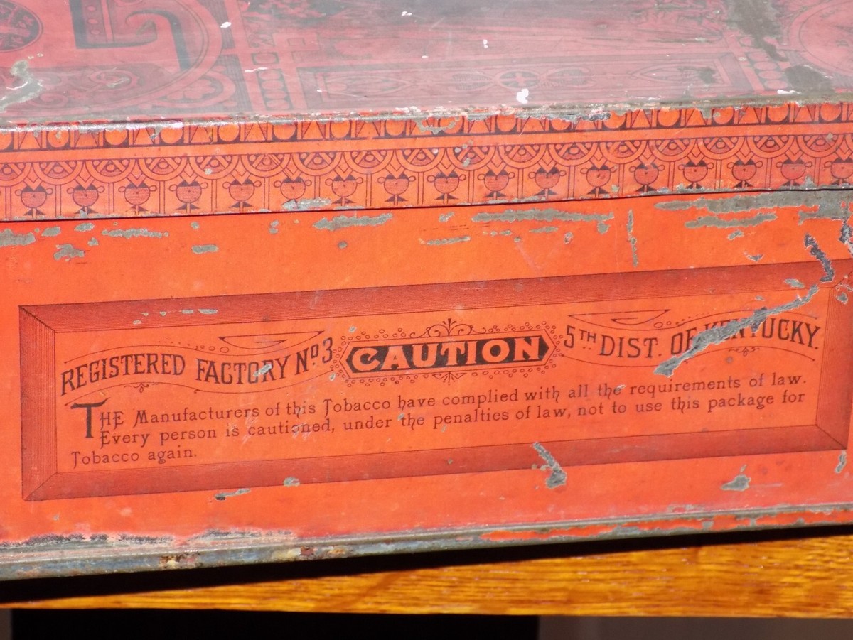 Vintage Pastime Plug Tobacco Finzer & Bros Tin