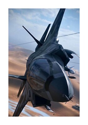 F22 Raptor US Air Force 2 4 A4 montiertes Poster mit Rahmenwahl