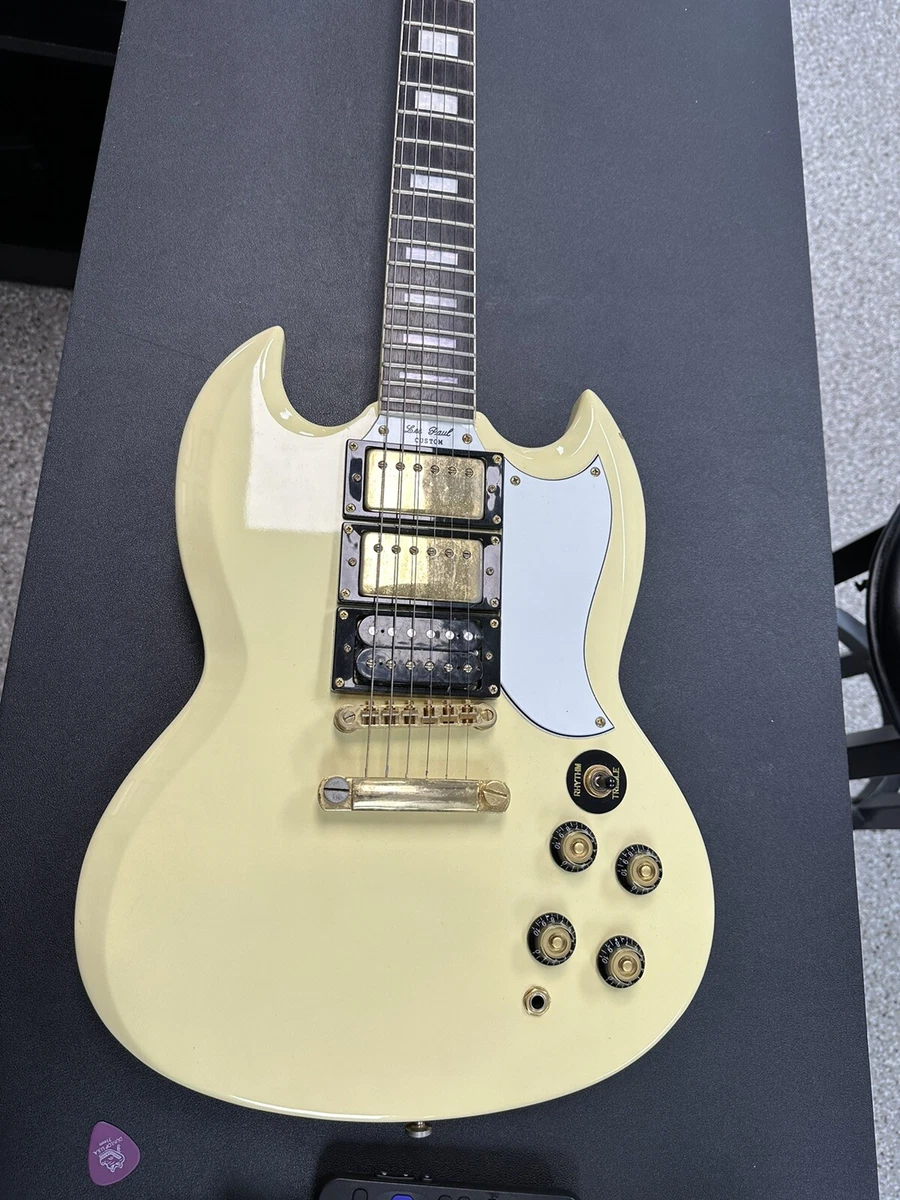 Epiphone Les Paul SG Custom G 400 Antique Ivory W Epiphone hard