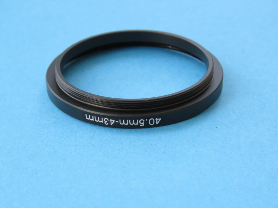 40.5mm to 43mm Step Up Step-Up Ring Camera Lens Filter Adapter Ring 40,5mm-43mm - Image 2 of 2