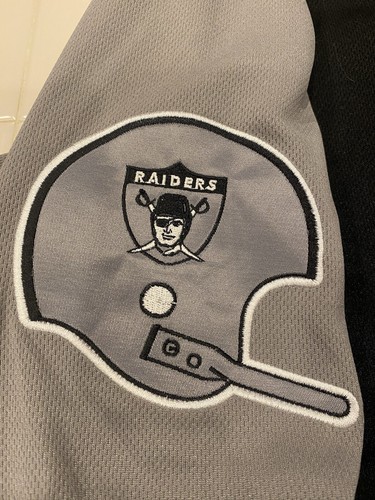 Raiders Carl Banks GIII Reversible Jacket 50th Anniversary Season Patches XL - Picture 12 of 21