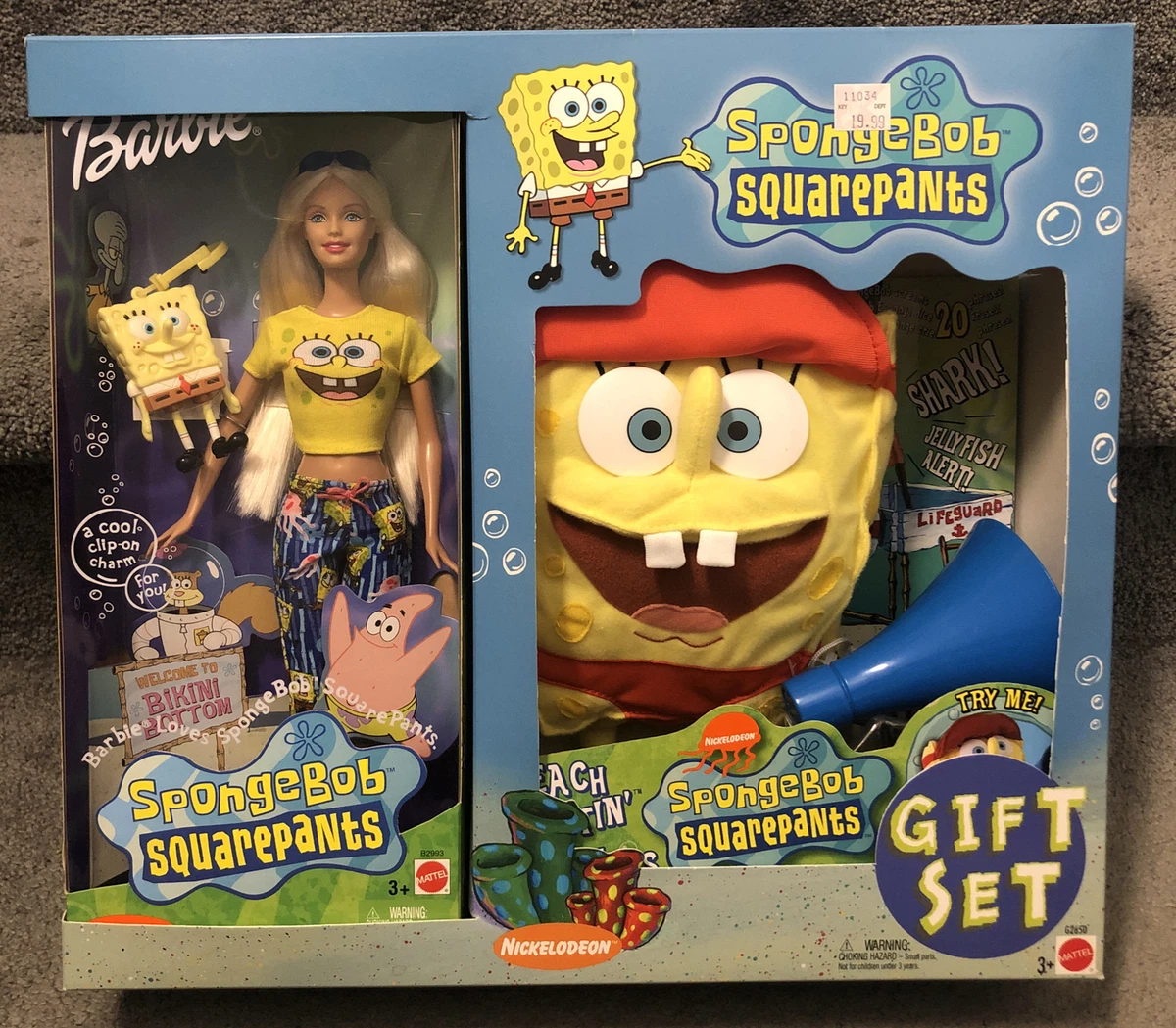 Spongebob Squarepants (2002) Mattel Exclusive Mini Figure Gift