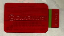 TARGET Pharmacy ( Green ) Pill Bottle ( 2005 ) Die-Cut Gift Card ( $0 )