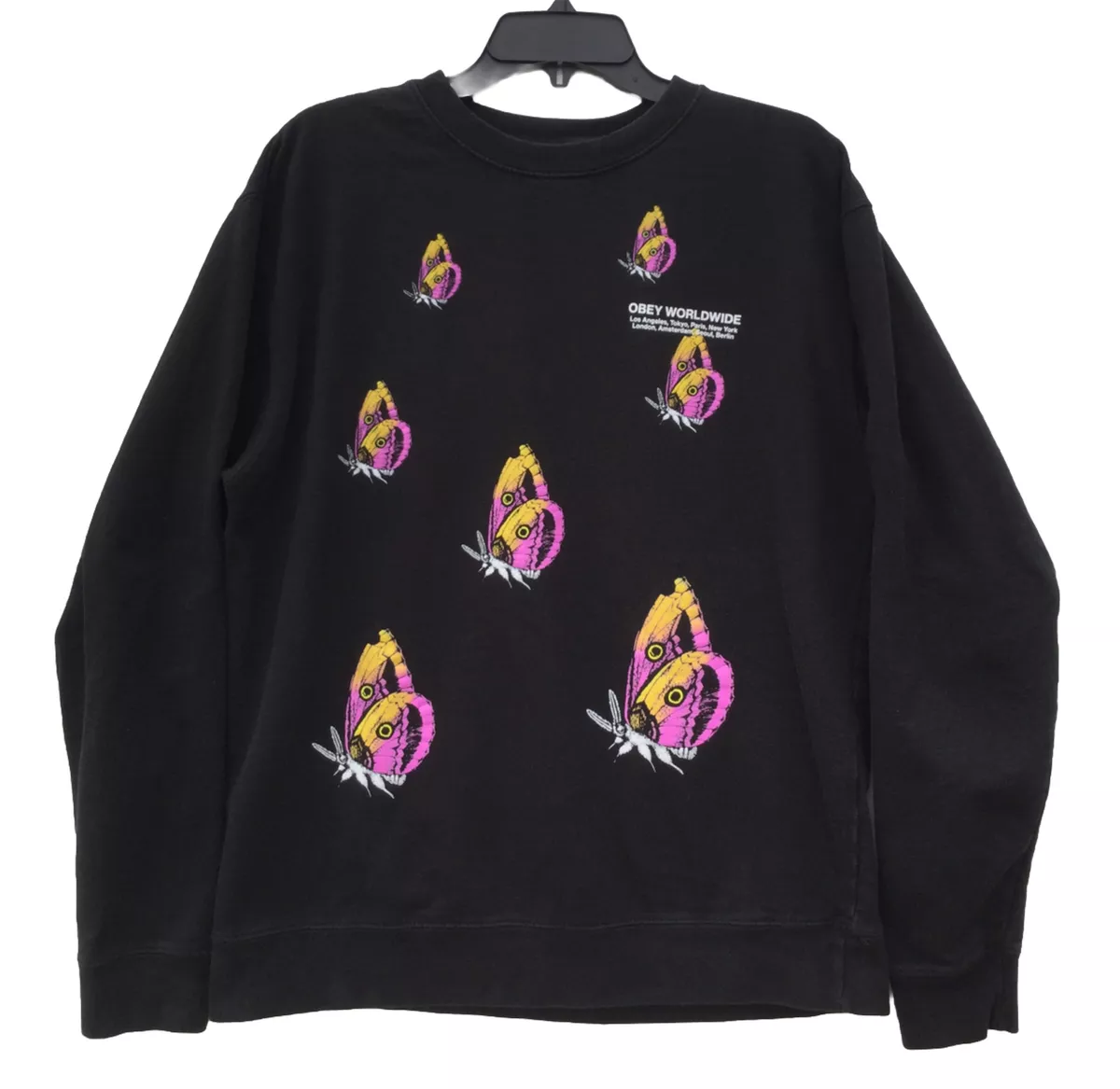 Obey butterfly hoodie hot sale