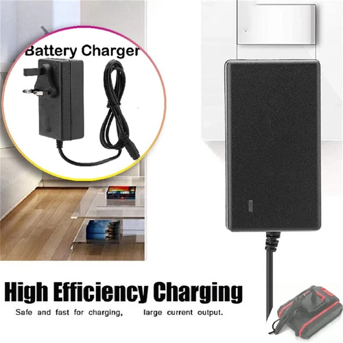 Universal Ladegerät UK Stecker 21V für Akkuschrauber Lithium Akku Kettensäge - Bild 9 von 9