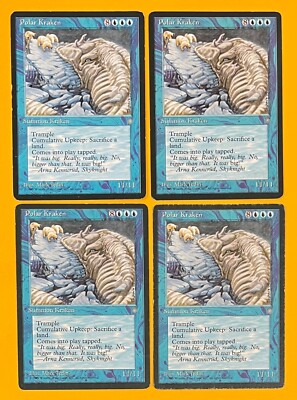 MTG POLAR KRAKEN (x 4) Ice Age (OldManMTG 005-998) | eBay