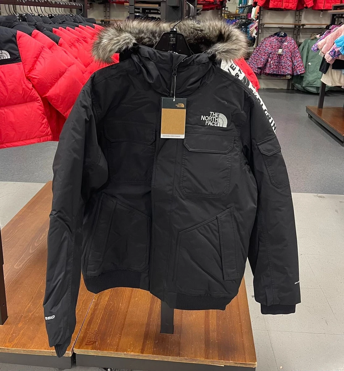 Veste d'hiver homme The North Face Gotham iii 550 duvet à capuche TNF NOIR