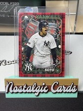 2024 Topps Holiday Juan Soto Plaid