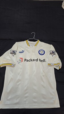 Leeds United Jersey season 1996-1998 size XL - Cantona shirt | eBay