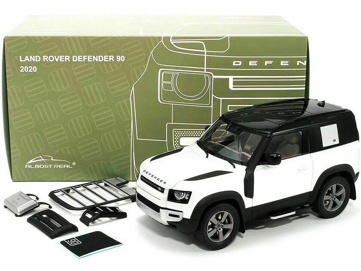 1/18 Almost Real Land Rover Defender 90 With Roof Rack Diecast