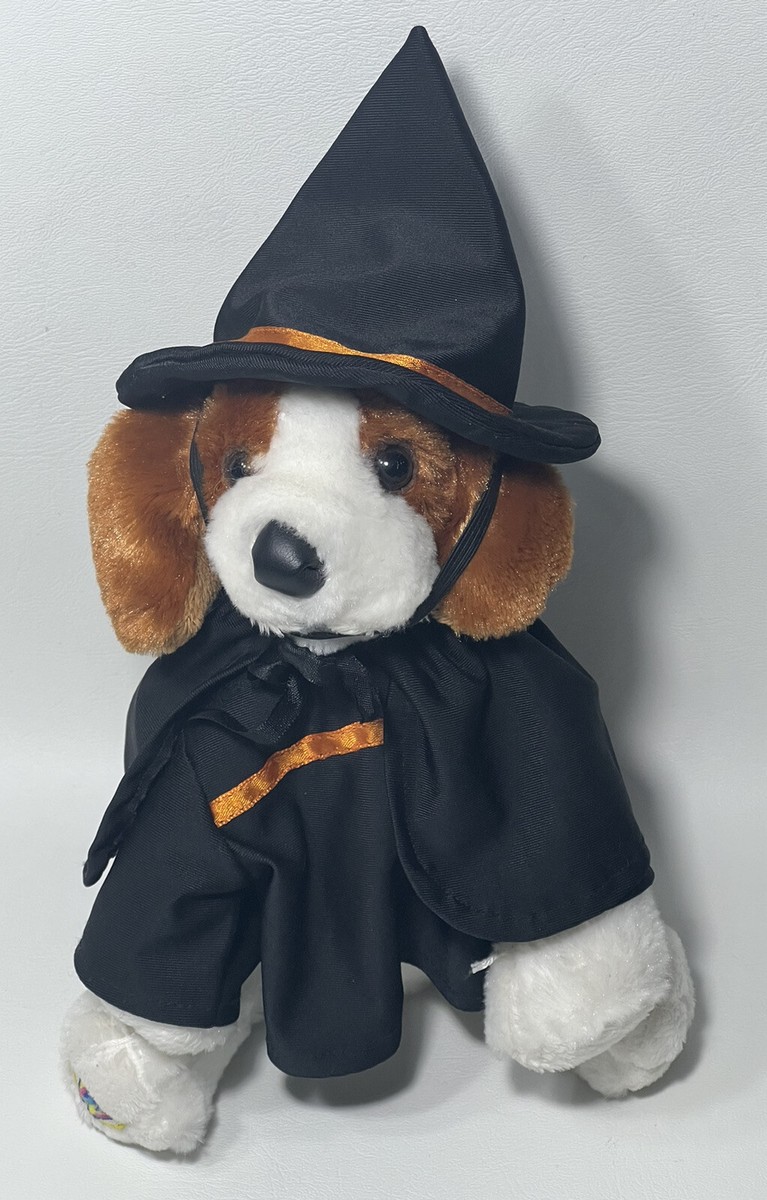 Ganz Webkinz Beagle Plush With Webkinz Halloween Witches Costume