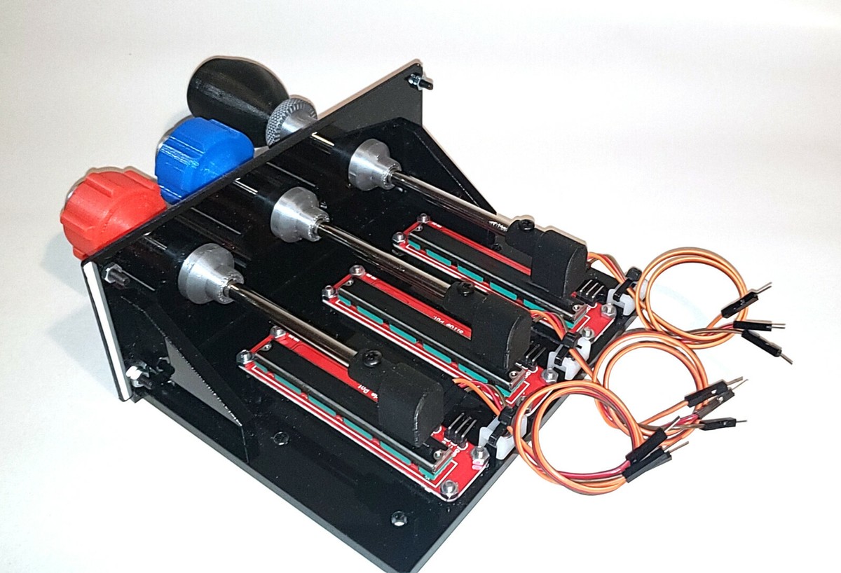 Cessna 152/172 Style Throttle Quadrant for your own simulator