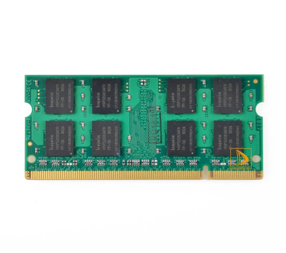 Hynix 4 GB 2Rx8 PC2-5300S DDR2 667 MHz 200 pin memoria RAM computer portatile 1,8 V SODIMM - Immagine 4 di 4