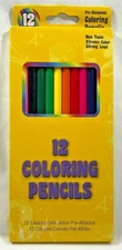 NEW Coloring Art Pencils Set of 12 Xtreme Color Strong Lead Drawing Crafts 9085