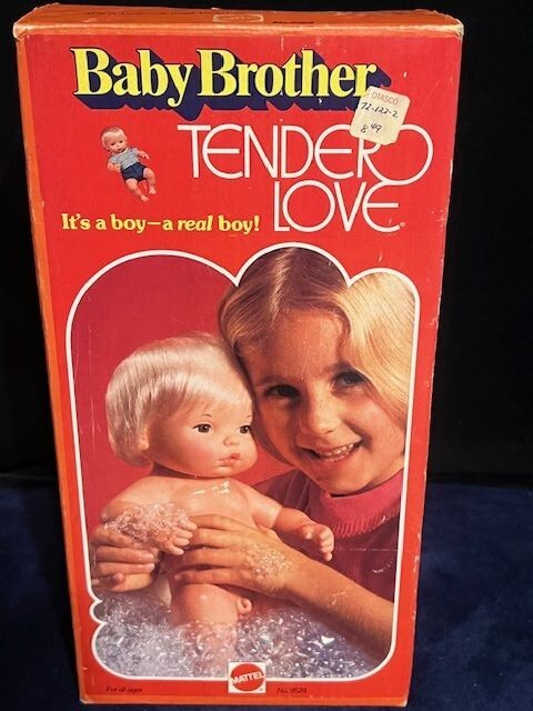 Vintage 1970s Mattel BABY TENDER LOVE BROTHER 1972/1975 W/ Box