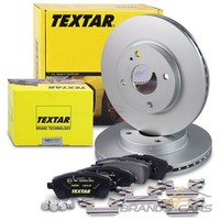 Textar Bremsscheiben Ø258 +BremsbelÄGe Satz Vorne FÜR Ford Fiesta 6