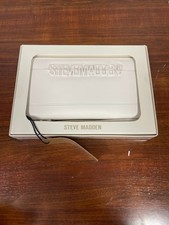 WRISTLET WALLET ,STEVE MADDEN VANILLA BZIPEEE NEW SEALED IN BOX with TAGS