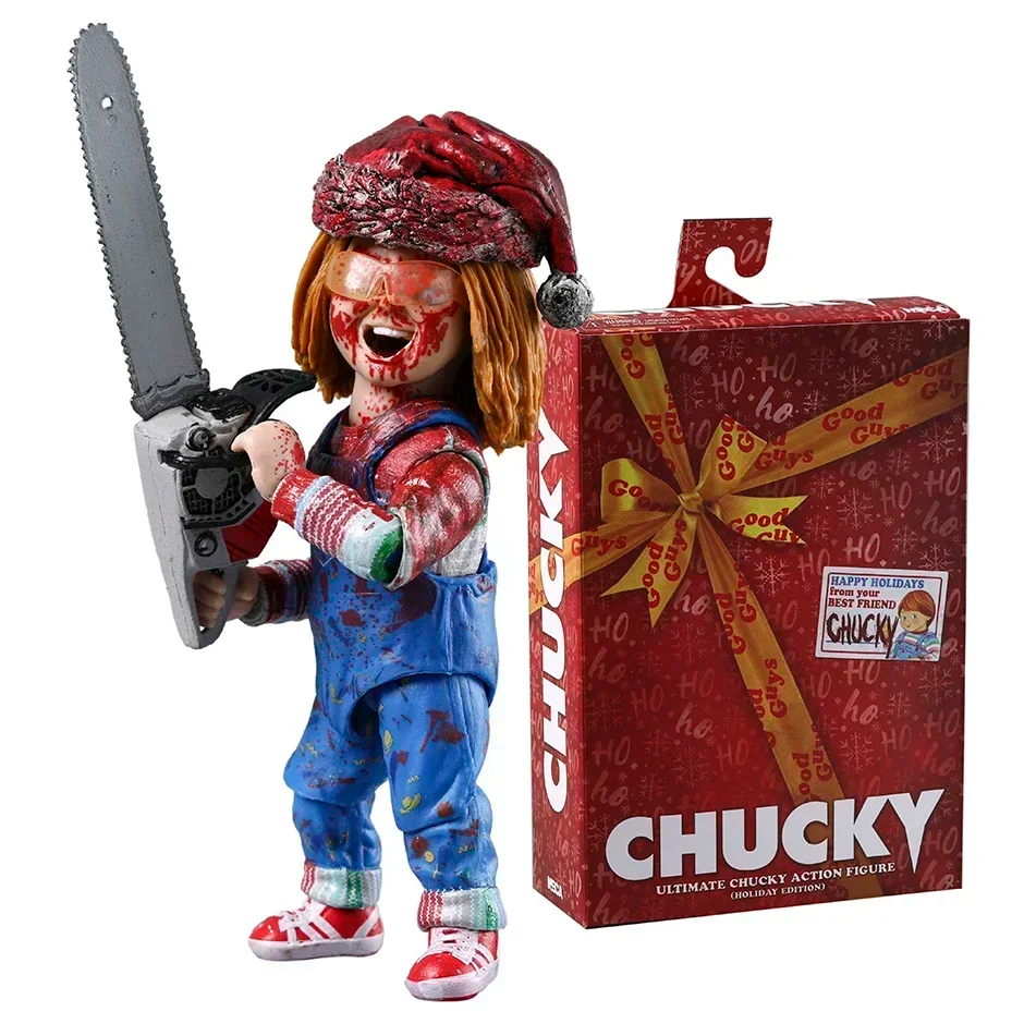 NECA Child's Play Holiday Chucky Ultimate Action Figure Holiday Edition