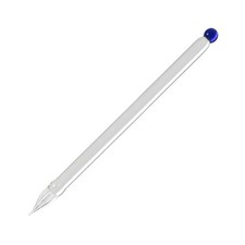 Glass pen The NEON simple glass pen blue 1457006 Same day mail delivery